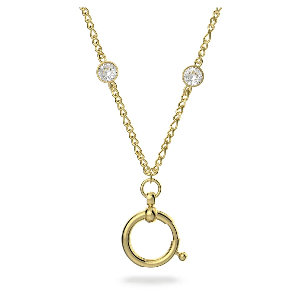 Curiosa necklace, Gold tone, Gold-tone plated by SWAROVSKI