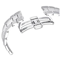 Octea lux sport watch, Swiss Made, Metal bracelet, Purple, Stainless steel by SWAROVSKI