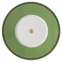 Signum cup with saucer, Porcelain, Green by SWAROVSKI