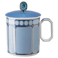 Signum mug with lid, Porcelain