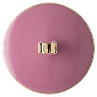 Signum mug with lid, Porcelain, Pink by SWAROVSKI