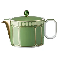 Signum teapot, Porcelain, Small, Green by SWAROVSKI