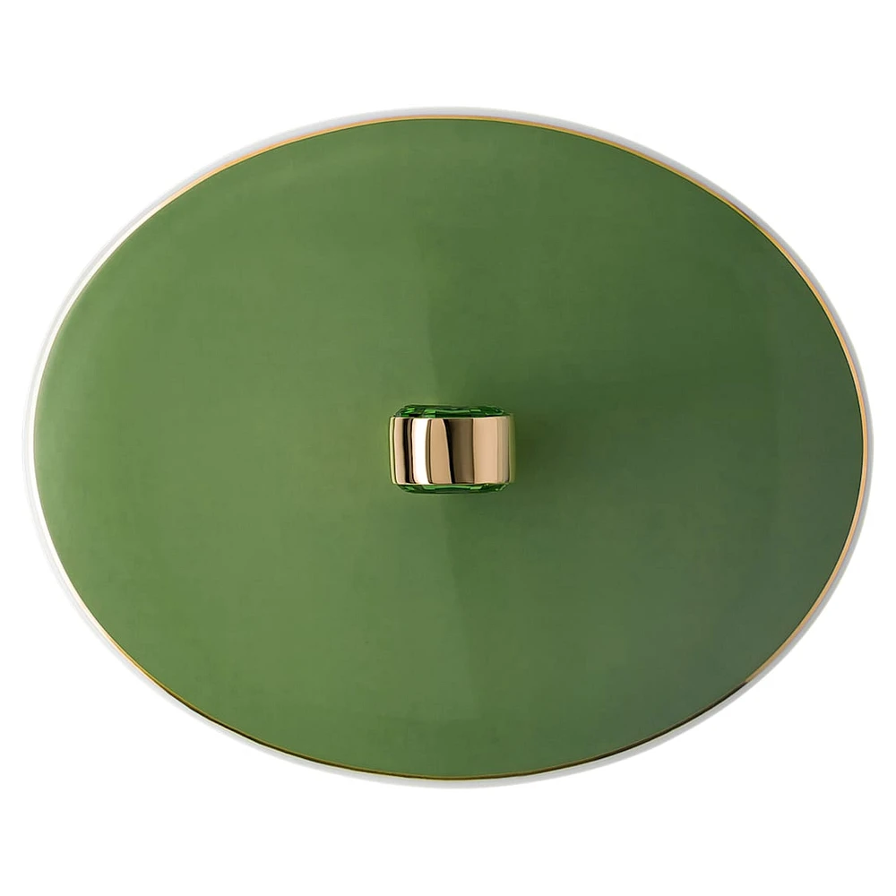 Signum teapot, Porcelain, Small, Green by SWAROVSKI