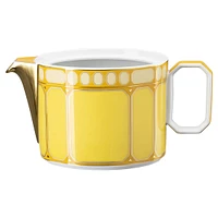 Signum teapot, Porcelain, Small, Yellow by SWAROVSKI