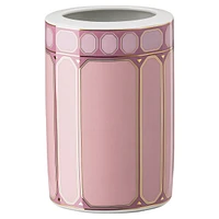 Signum vase, Porcelain, Medium, Pink by SWAROVSKI