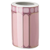 Signum vase, Porcelain, Medium, Pink by SWAROVSKI