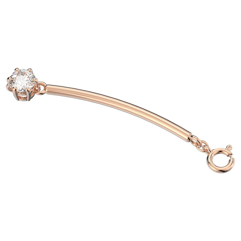 Constella extender, Round cut, White, Rose gold-tone plated by SWAROVSKI