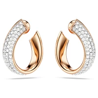Exist hoop earrings, Small, White