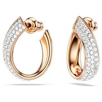 Exist hoop earrings, Small, White