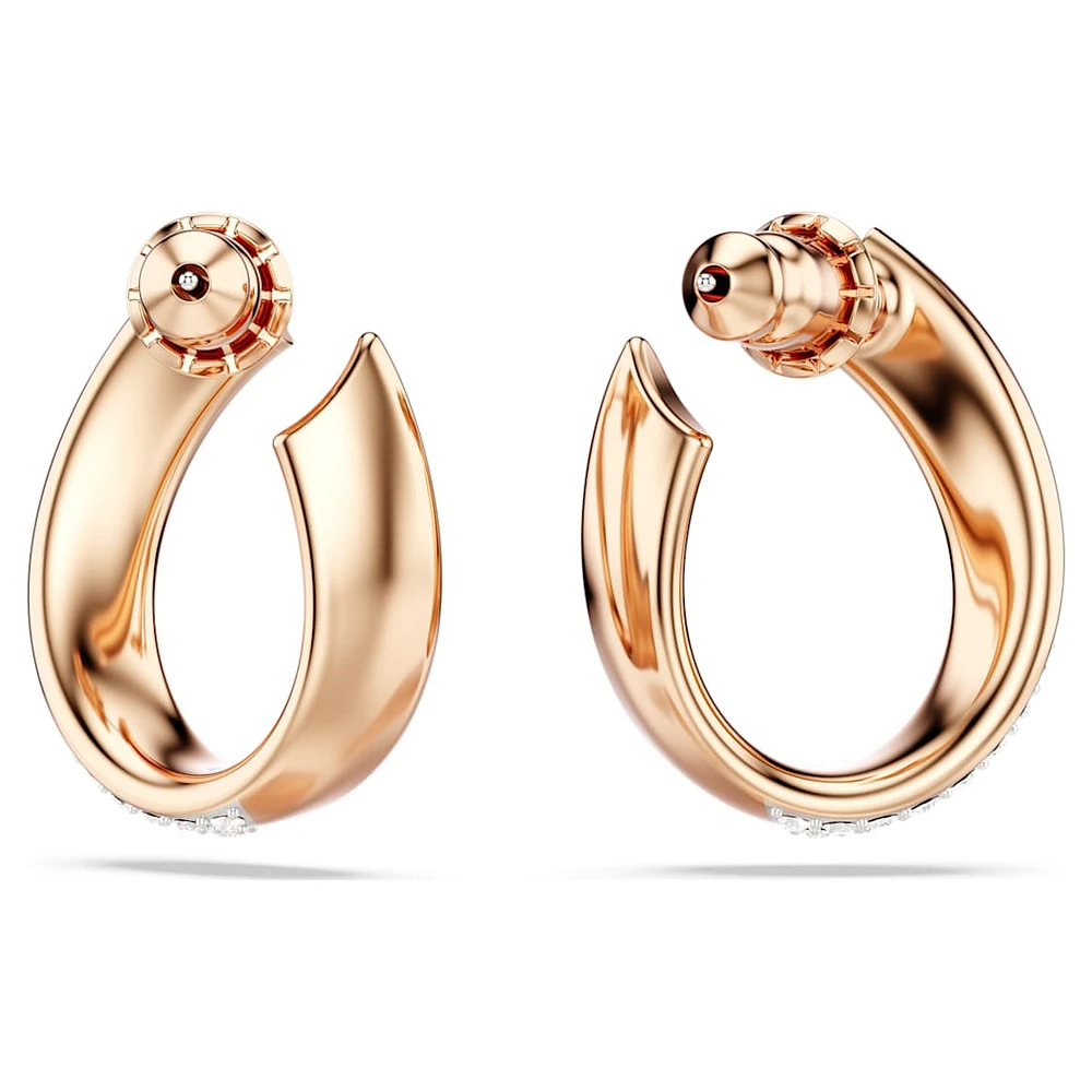 Exist hoop earrings, Small, White