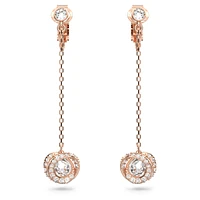 Generation clip earrings, Long, White