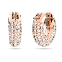 Dextera hoop earrings, Small, White