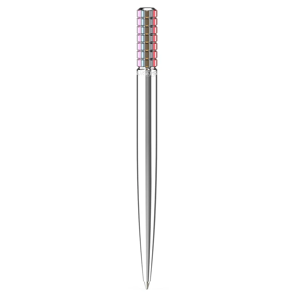 Ballpoint pen, Multicoloured, Chrome plated by SWAROVSKI