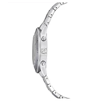 Watch, 39mm, Swiss Made, Metal bracelet, Silver Tone, Stainless steel by SWAROVSKI