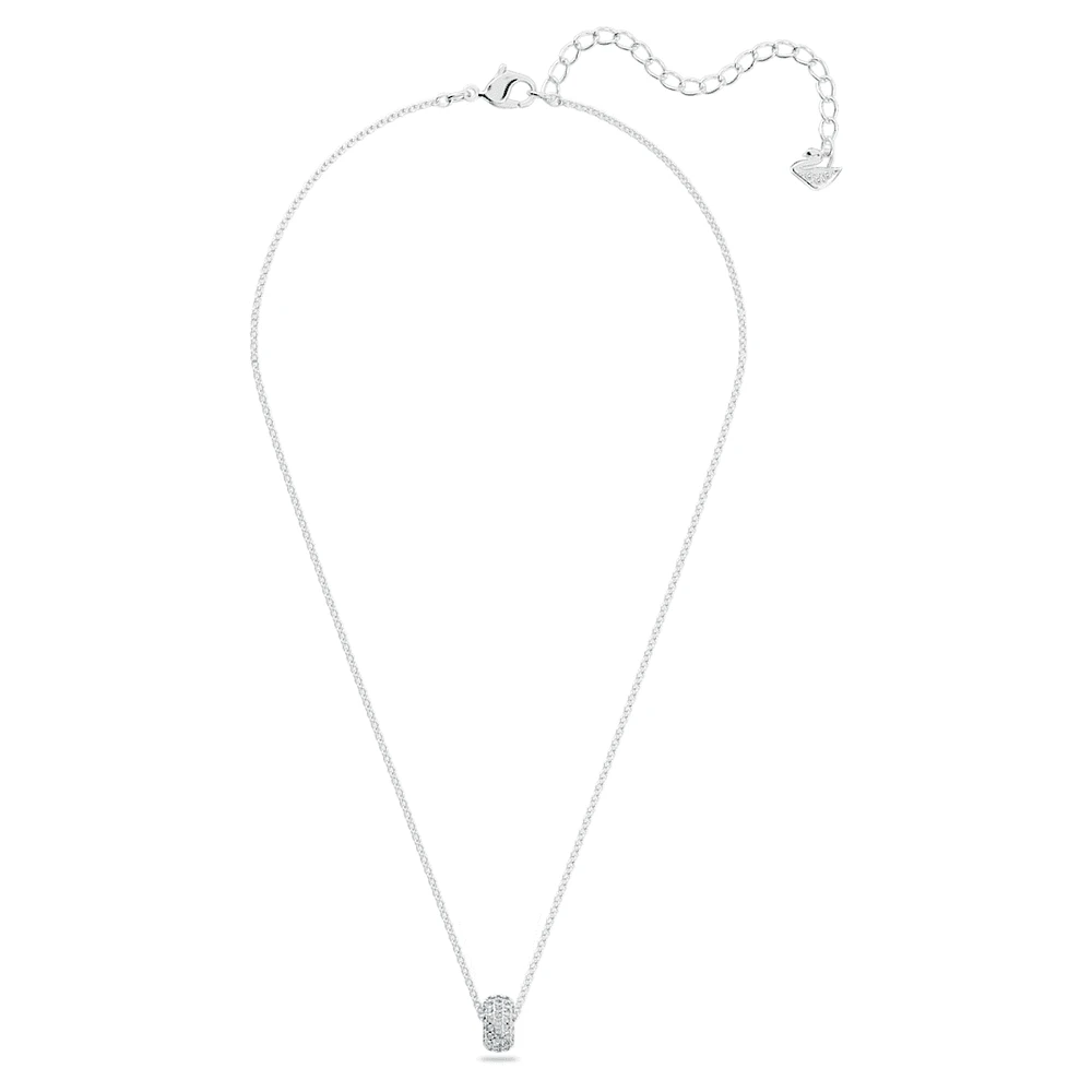 Dextera pendant, Blue, Rhodium plated by SWAROVSKI