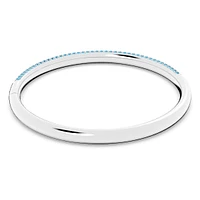Dextera bangle, Blue, Stainless steel by SWAROVSKI