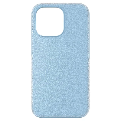 High smartphone case, iPhone® 13 Pro, Blue by SWAROVSKI