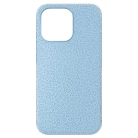 High smartphone case, iPhone® 13 Pro, Blue by SWAROVSKI