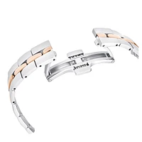 Cosmopolitan watch, Swiss Made, Metal bracelet, White, Mixed metal finish by SWAROVSKI
