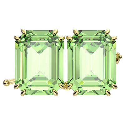 Millenia extender, Octagon cut, Green, Gold-tone plated by SWAROVSKI