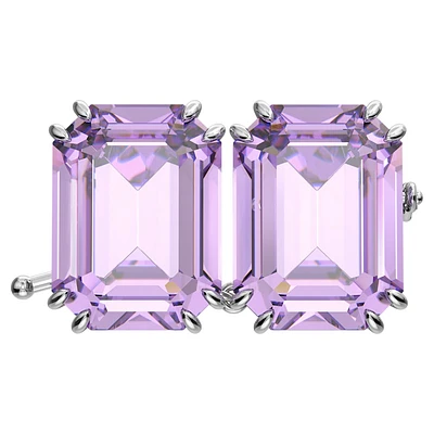 Millenia extender, Octagon cut, Purple, Rhodium plated by SWAROVSKI