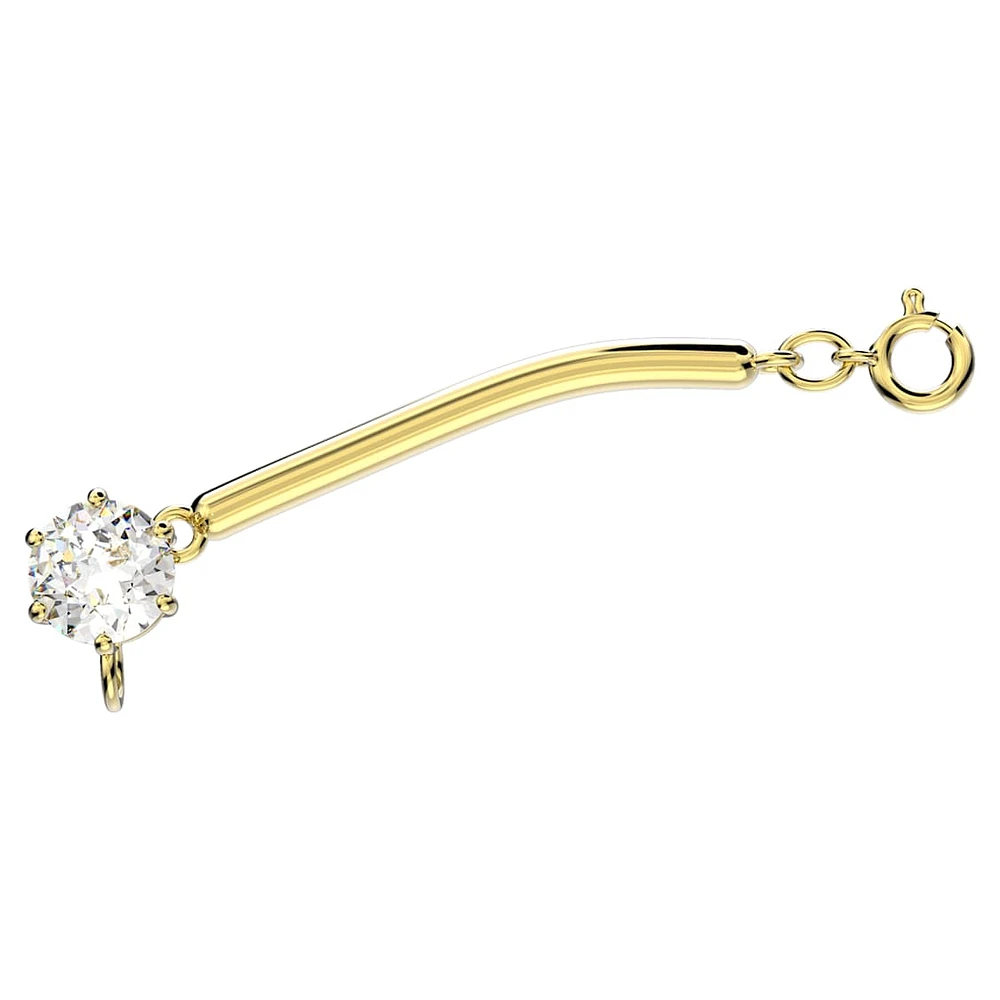 Constella extender, Round cut, White, Gold-tone plated by SWAROVSKI