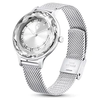Nova watch, Swiss Made, Metal bracelet, Silver Tone, Stainless steel by SWAROVSKI