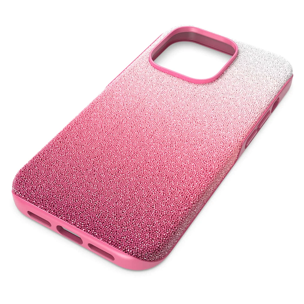 High smartphone case, Colour gradient, iPhone® 14 Pro, Pink by SWAROVSKI