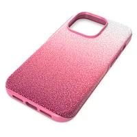 High smartphone case, Colour gradient, iPhone® 14 Pro, Pink by SWAROVSKI