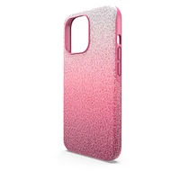 High smartphone case, iPhone® 13 Pro, Pink by SWAROVSKI