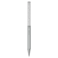 Crystalline ballpoint pen, Octagon shape, Silver Tone, Chrome plated by SWAROVSKI