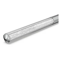 Crystalline ballpoint pen, Octagon shape, Silver Tone, Chrome plated by SWAROVSKI