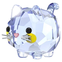 Chubby Cats Blue Cat by SWAROVSKI