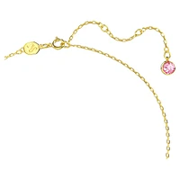 Idyllia pendant, Butterfly, Multicoloured, Gold-tone plated by SWAROVSKI