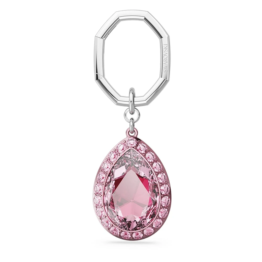 Key ring, Pear cut, Pink by SWAROVSKI