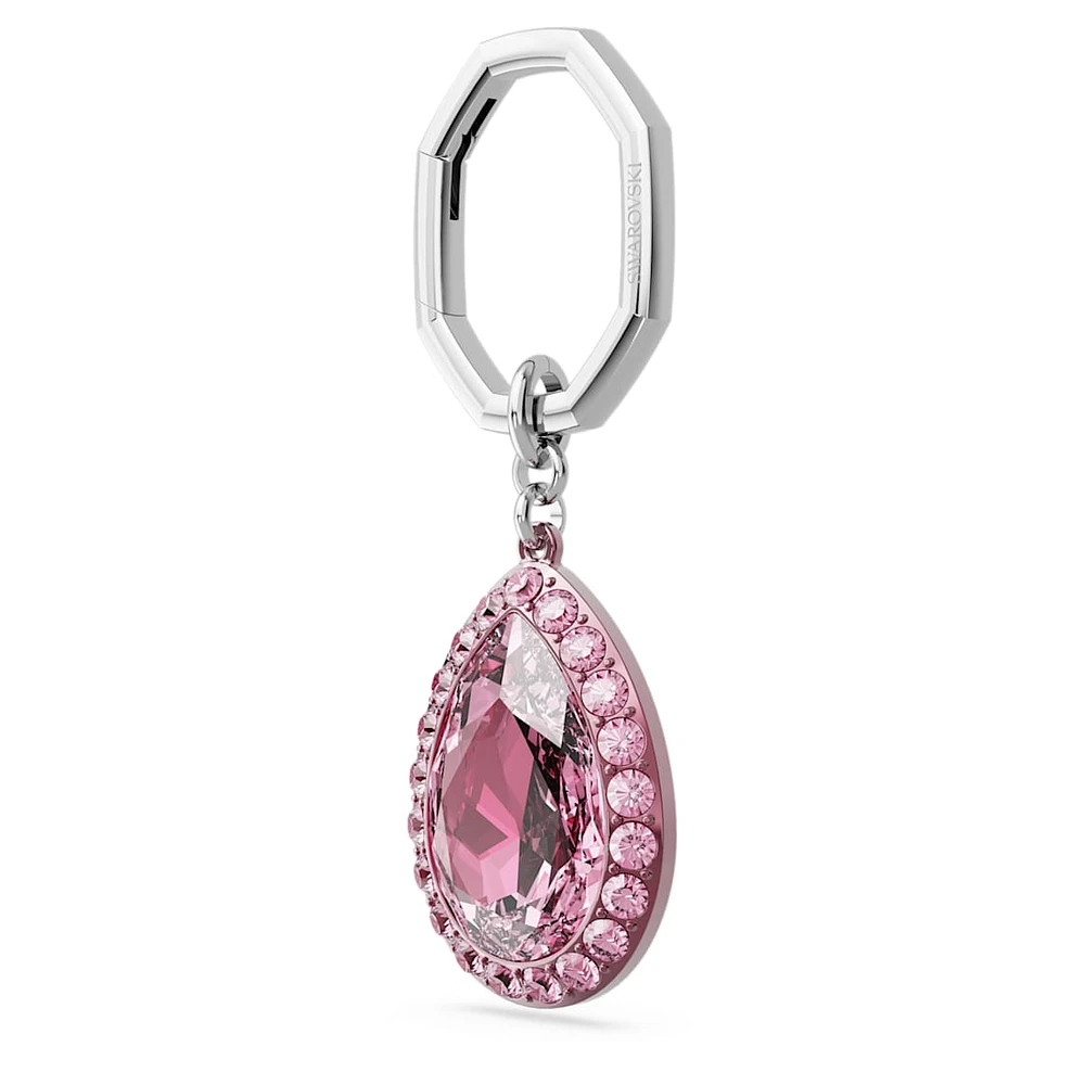 Key ring, Pear cut, Pink by SWAROVSKI