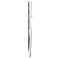 Shimmer ballpoint pen, Silver Tone, Chrome plated by SWAROVSKI