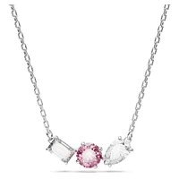 Mesmera pendant, Mixed cuts, Pink, Rhodium plated by SWAROVSKI