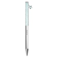 Crystalline ballpoint pen, Star, Blue, Chrome plated by SWAROVSKI