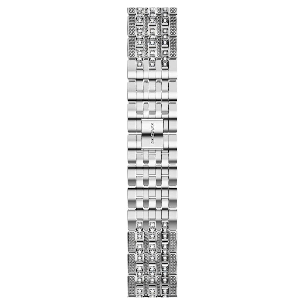 Sparkling princess strap, For Apple Watch® 40 mm & 41mm, Silver Tone, Stainless steel by SWAROVSKI