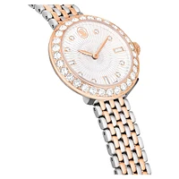 Certa watch, Swiss Made, Metal bracelet, Rose gold tone, Mixed metal finish by SWAROVSKI