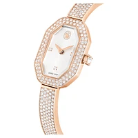 Dextera Bangle watch, Swiss Made, Metal bracelet, Gold tone