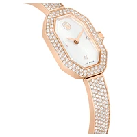 Dextera Bangle watch, Swiss Made, Metal bracelet, Gold tone