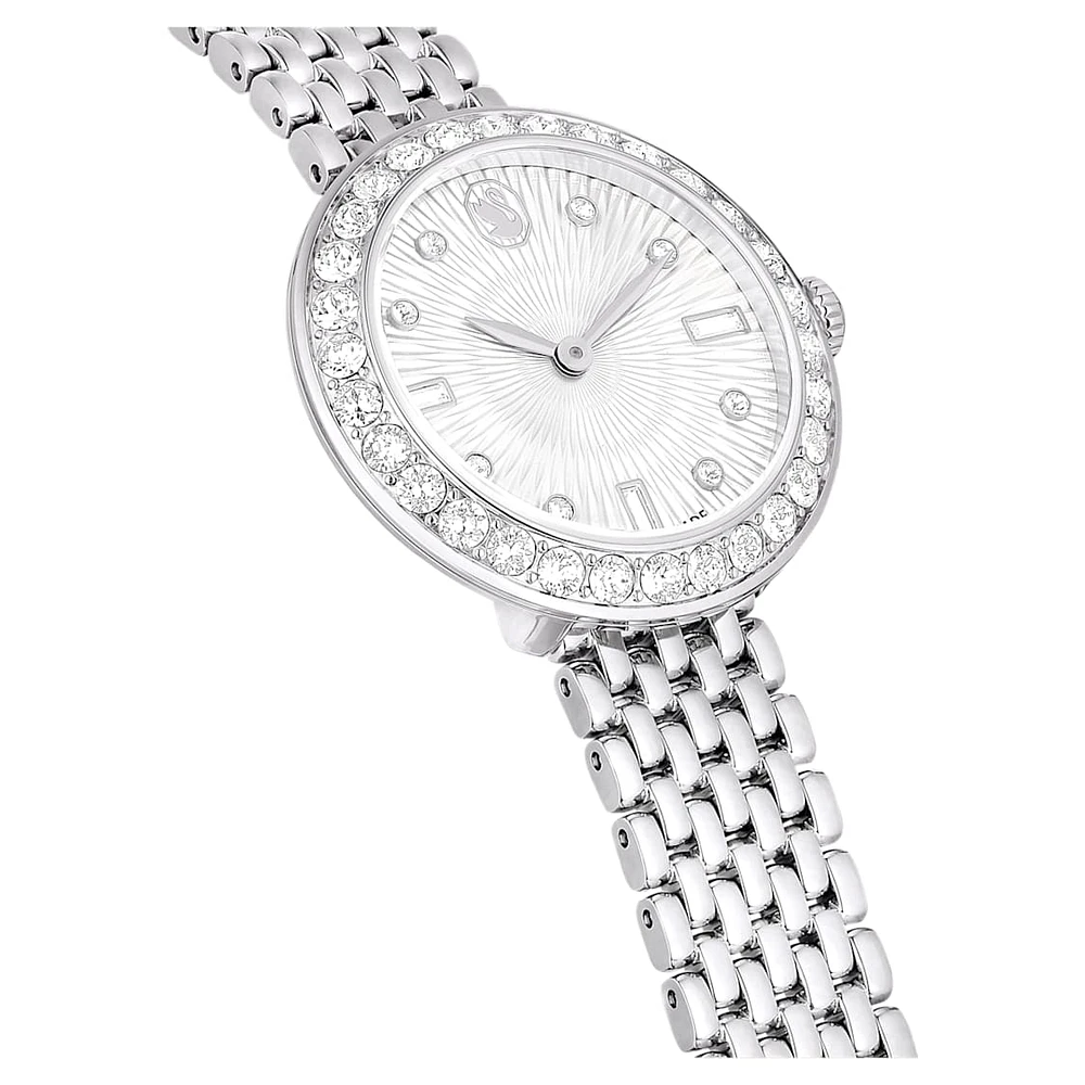 Certa watch, Swiss Made, Metal bracelet, Silver Tone, Stainless steel by SWAROVSKI