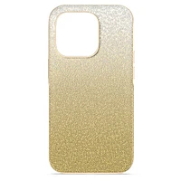 High smartphone case, Colour gradient, iPhone® 14 Pro, Gold tone by SWAROVSKI