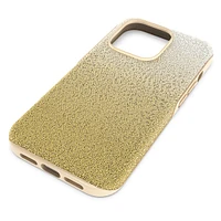 High smartphone case, Colour gradient, iPhone® 14 Pro, Gold tone by SWAROVSKI