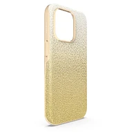 High smartphone case, Colour gradient, iPhone® 14 Pro, Gold tone by SWAROVSKI