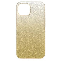 High smartphone case, Colour gradient, iPhone® 14, Gold tone by SWAROVSKI