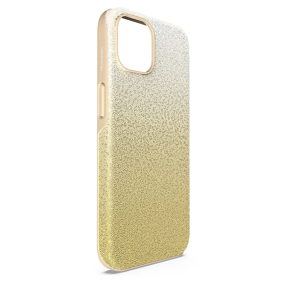 High smartphone case, Colour gradient, iPhone® 14, Gold tone by SWAROVSKI