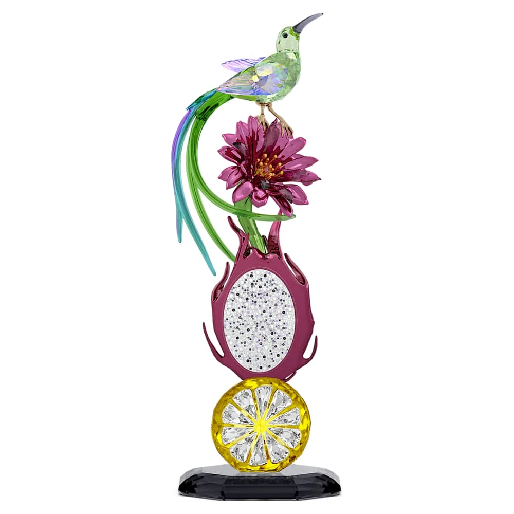 Idyllia Sugarbird and Dragon Fruit Totem by SWAROVSKI